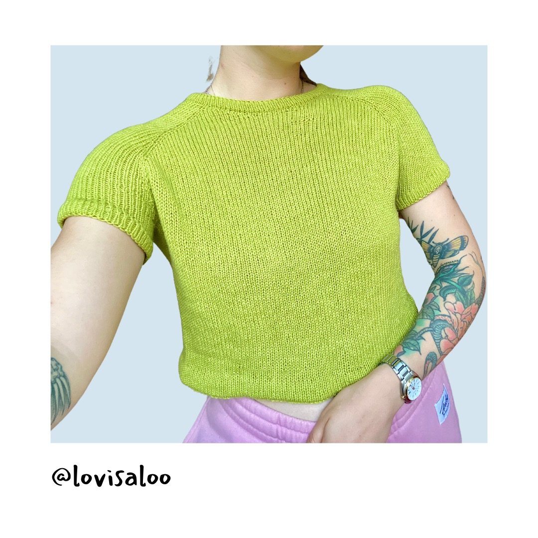 The Staple Tee Knitting Pattern — New Wave Knitting The Staple Tee Knitting Pattern — New Wave Knitting